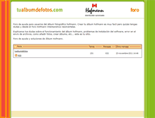 Tablet Screenshot of foro.tualbumdefotos.com